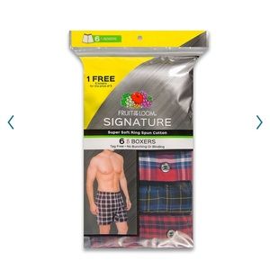 Fruit of the Loom Signature Boxers Pkg of 6